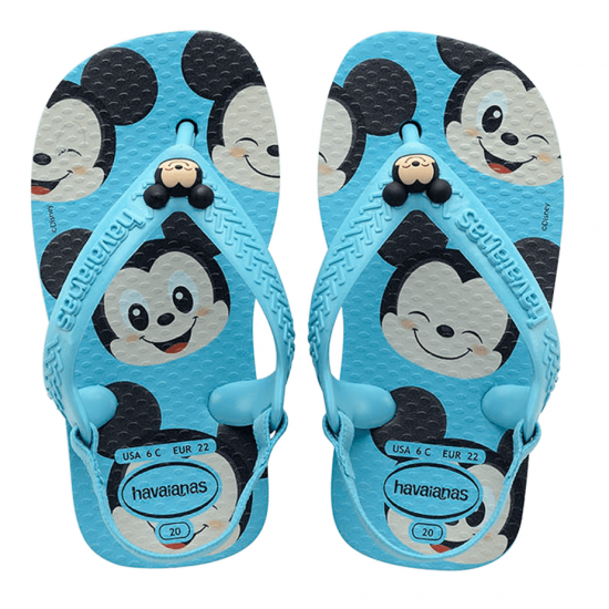 Wilco Limited THONGS Baby Disney Classic 0031 Blue Sz 23 24 HAVAIANAS